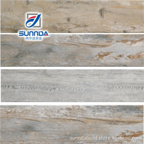 in stock wooded look rustic discontinued ceramic wear-resistance wood floor tiles
